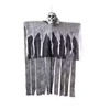 1pc Halloween Glowing Skull Skeleton Ghost Decoration, Hanging Gauze Ghost