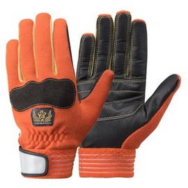 [TONBOREX] Kevlar Fiber Reflective Gloves K-703 Fire Brigade/Orange, 3L Size (Tonbolex)