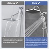 Hibbent Upgraded cUPC Certified 13'' Shower Head Combo, High Pressure