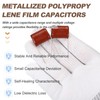 sourcing map 20 Pcs Metallized Polypropylene Film Capacitors, CBB22 250V