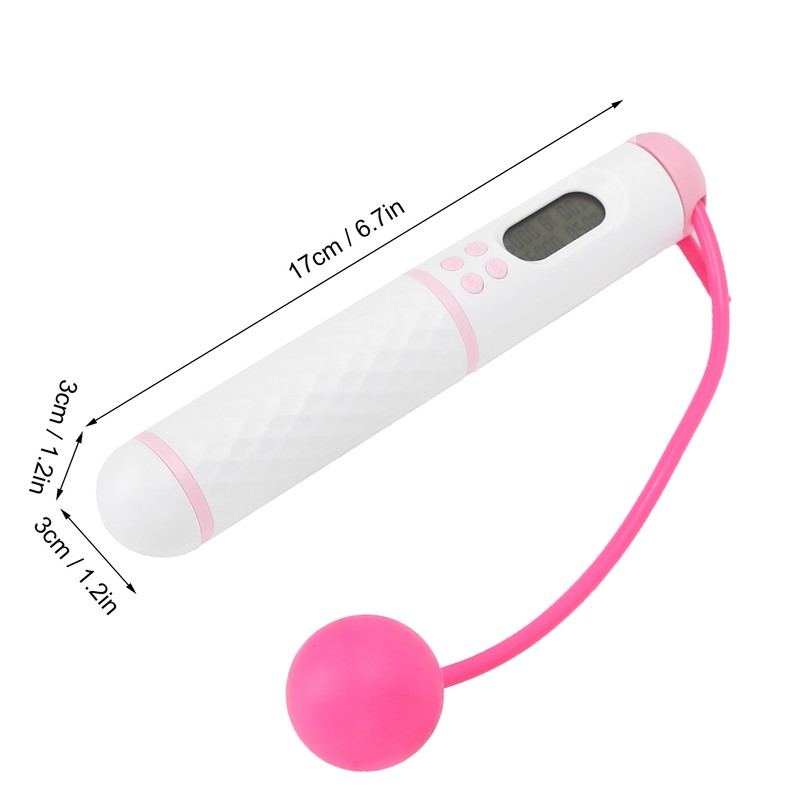 Skipping Rope Electronic Counting Jumping Rope Sports Exercise Fitness Equipment(White