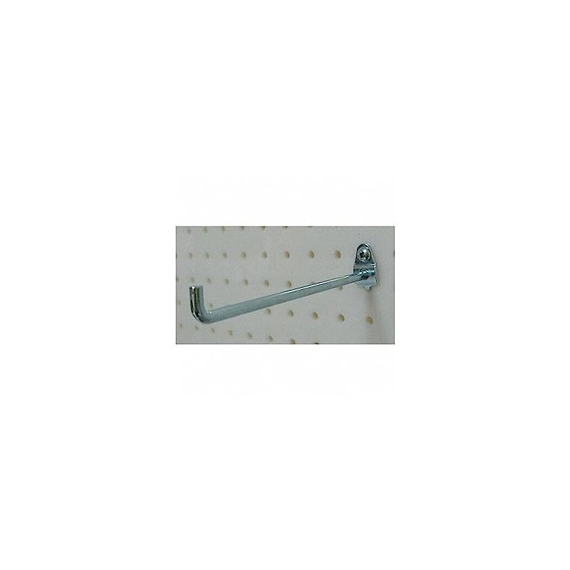Locking Style Single Rod Pegboard Hook, 5TPD4