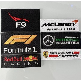 6 Pack Ultimate F1 Patch combo  FORMULA ONE F1 RACING Iron-on PATCHES