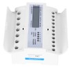 Rail Energy Meter 3Phase 4Wire 7P LCD Down‑in Down‑out Portable