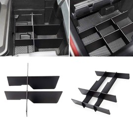 Yumzeco Center Console Organizer Insert Divider for Dodge Ram 1500/2500/3500(2019-2026),Ram Lower Center Console Divider (Front/Rear Lower Insert) (NOT for Classic,Longhorn,Limited TRX Models)
