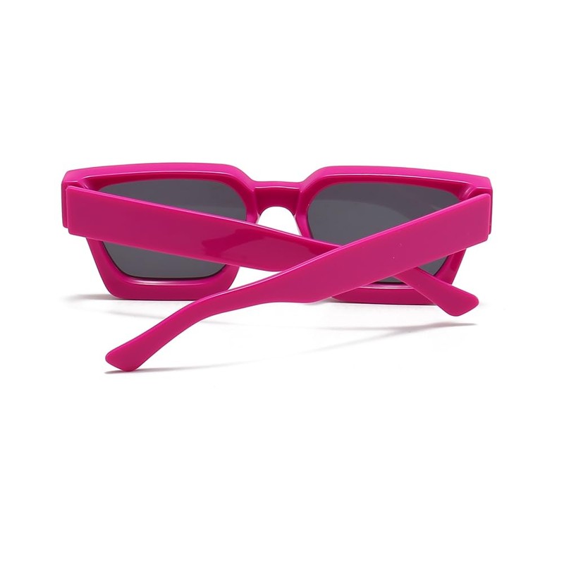 OZPYKAE Men Women Cool Square Sunglasses Thick Frame Sunglasses Rectangle