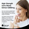 Lions Mane Mushroom 2000mg - 180 High Strength Vegan Tablets