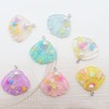 Yukfhgt Creative Mixed Color Clam Shell Pendant Charm 35 Pcs