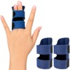 2PCS Finger Splint Trigger Finger Splint with 2 Aluminum Support