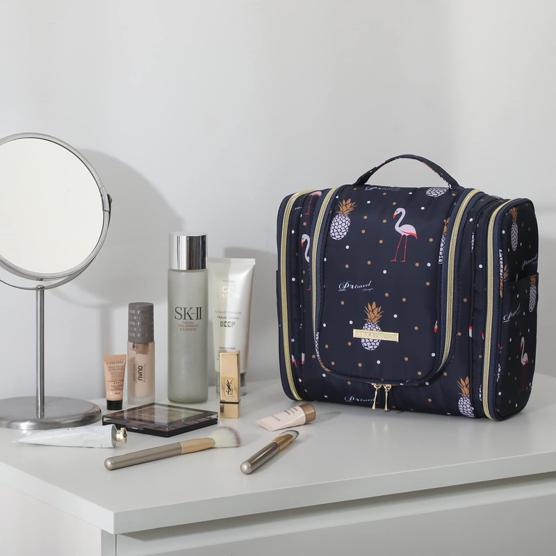 Hanging Toiletry Bag for Women, Lychii Cosmetic Makeup Bag Travel