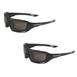 Radians XT1-21 Extremis Full Black Frame Safety Glasses with Smoke Anti-Fog Lens (2)