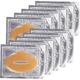 Mascarilla para Almohadillas Labiales Almohadillas de Gel Labial Portátiles 25 Unidades Hidratantes Reparadoras Colágeno Mujeres Niñas Uso Diario y Viaje