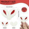 50Pcs Easter Mini Bunny Ears, Tiny Bunny Ears Hair Clips,