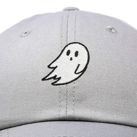 DALIX - Gorro de béisbol con bordado de fantasma para papá, Gris, One Size