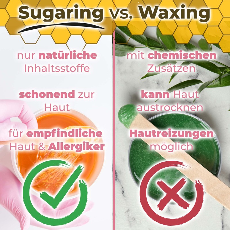 Sugaring Paste Mrs. Sugar 1 x Sugar Spatula, Soft Sugar