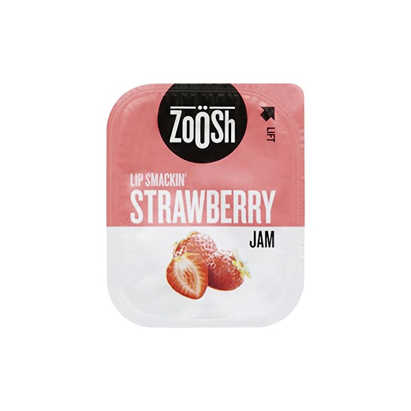 Zoosh Strawberry Jam 50 Portions, 680 g