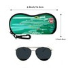 MoKo Glasses Case - [Ultra Lightweight] Neoprene Zip Sunglasses Bag