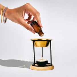 Aromafume Exotic Essential Oil Burner|Oil Diffuser with Candle| Brass
