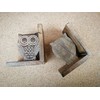 The Fair Trade Store Hand-carved Mango Wood Shelf Bookends Owl