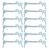 sourcing map 12Pcs Safety Hook and Eye Latch, 2.5" 3"