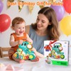 ITSFORU Baby Toys 6-12 Months Dinosaur Music Light Up Baby