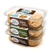 True Delicious SHORTBREAD COOKIES with Nuts, 6-pack collection, 2 containers