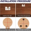 MEISO 1 Set Holder for Dartboard, Dartboard Holder, Dartboard Wall