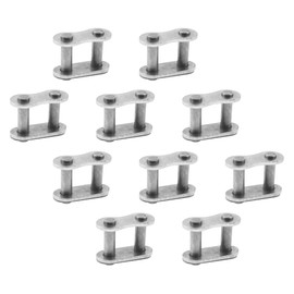 415 Chain Master Link Roller Steel Alloy Heavy Duty Roller Chain Connector Links Auto Parts for Bike Bicycle Mini Bike Karting Pit ATV Scooter 10pcs