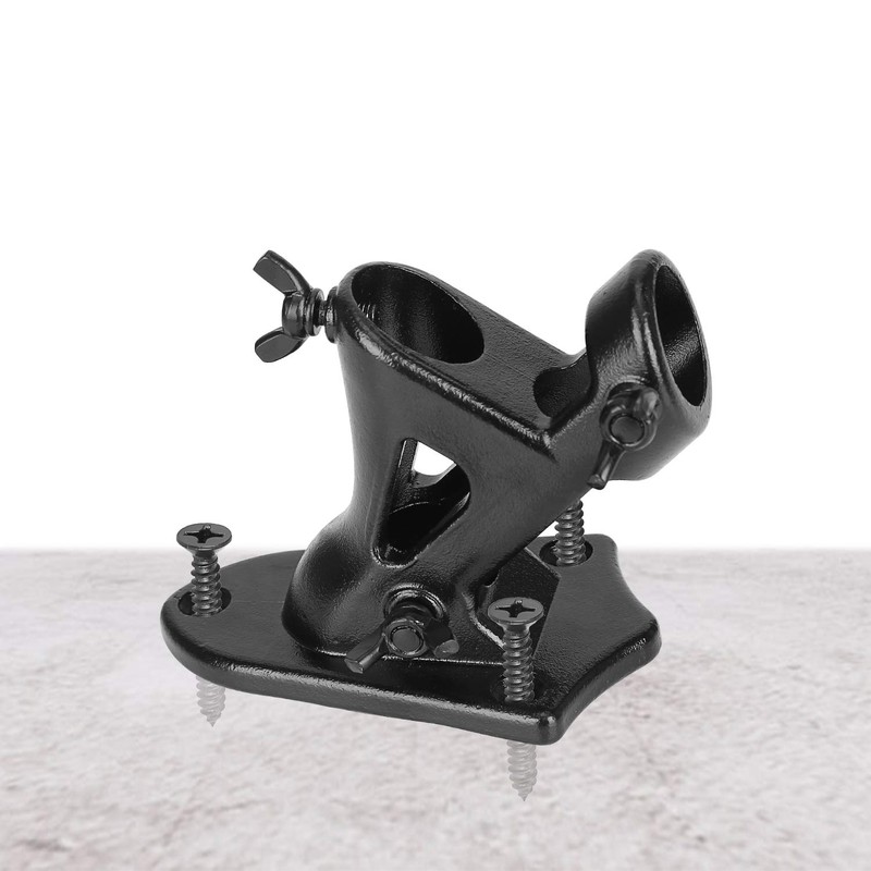 LOMETY Stainless Steel Heavy Duty Flag Pole Holder，Wall Mount House