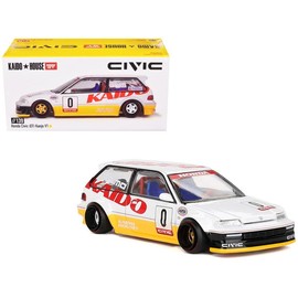 1/64 Mini GT x Kaido House Collectibles Civic EF V1 Limited Edition Diecast Model Car KHMG139