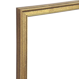 Museum Collection Piccadilly Artist Vintage Picture Frames - 16x20 Gold - 1 Pack of Poster Frames for 3/4 Thick Canvas, Paper and Panels, Museum Quality Wooden Antique Photo Frame