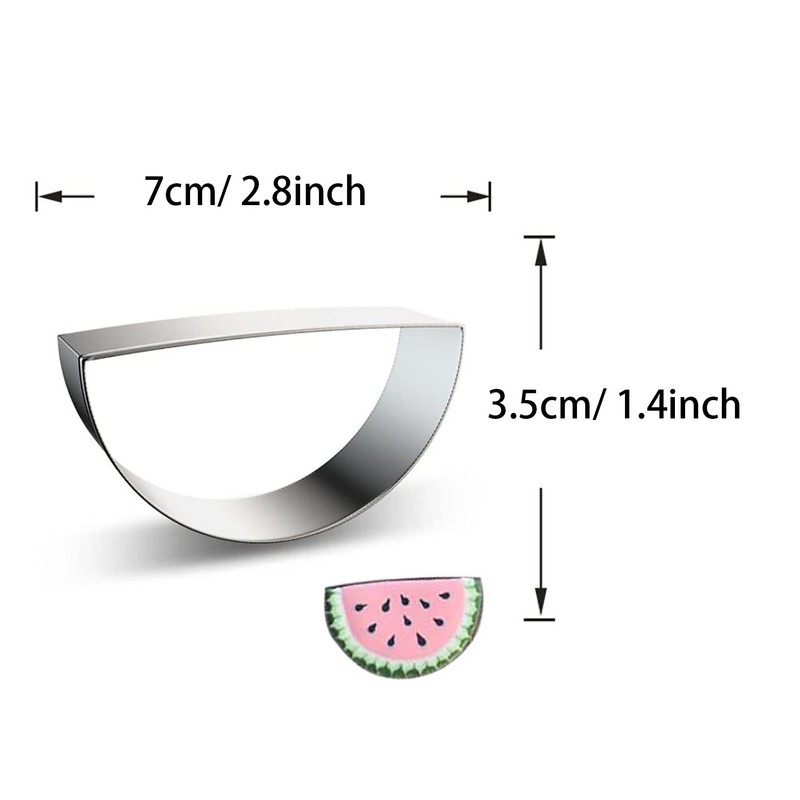 WJSYSHOP Watermelon Shape Cookie Cutter