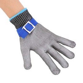 Ejoyous Cut Resistant Glove, Level 5 Chainsaw Glove Chain Glove Barbed Wire Glove Anti-needle and Glass Gloves, for Kitchen Meat Cutting Outdoor Protective Gloves