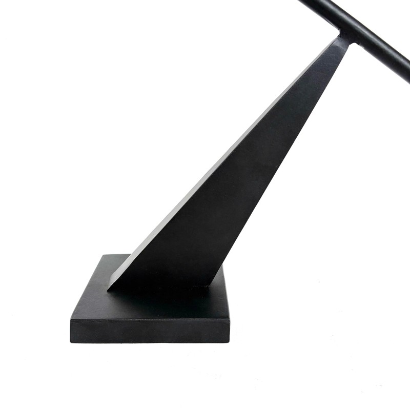 Remenna Black Metal Modern Candle Holder Candlestick Holders Decorative Candle