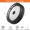 Slypadan Outdoor Motion Sensor Flush Mount LED Light, 12" Dusk