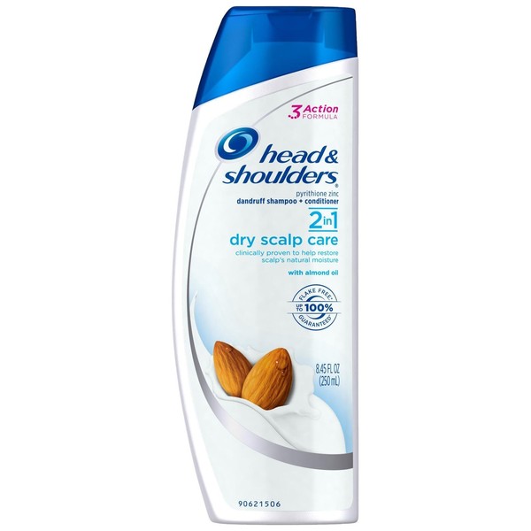 Head & Shoulders Dry Scalp Care 2-in-1 Dandruff Shampoo + Conditioner - Almond Oil - 8.45 oz