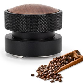 53mm Coffee Distributor and Tamper, Dual Head Espresso Tool with Adjustable Depth - Professional Coffee Leveler and Hand Tamper for 51mm Portafilters, Barista-Grade Espresso Accessory (53mm)