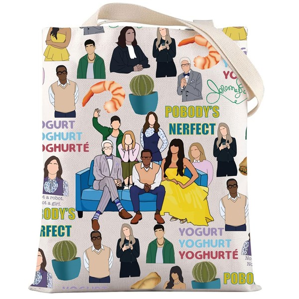 LEVLO Good Place Tote Bag Michael & Eleanor Fans Gifts