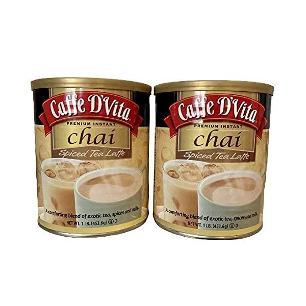 Caffe D'Vita Exotic Spiced Chai Tea Latte - Pack of