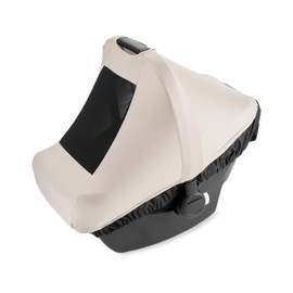 Skip Hop All Seasons Baby Car Seat Cover 4 in 1 Universal Fit with UPF40+ Sunshade and Water Resistant Fabric Oat