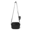 Wigo Women's Circle Square Shoulder with Pouch, Black