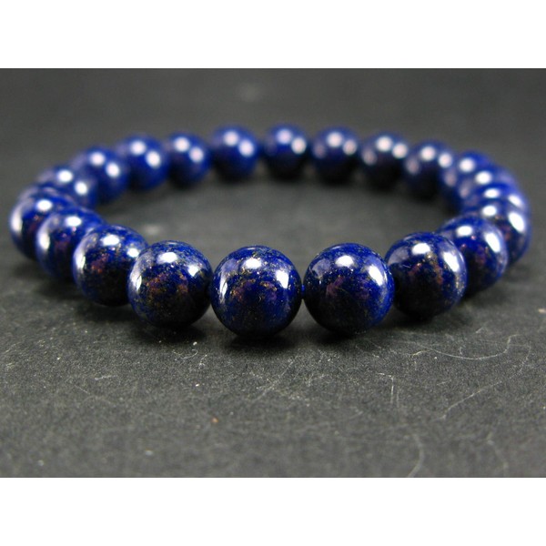 Lapis Lazuli Lazurite Bracelet - 7"- 8mm Round Beads