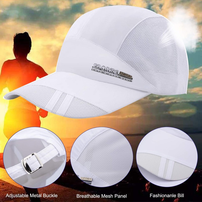 Baseball Cap Quick Dry Mesh Cooling Sun Hats Sports Caps