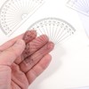 100 Pack Plastic Protractors Bulk Math Protractors Set 180 Degrees