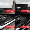 STR-Rear Bumper Protector Guard Scratch Cover Protector Paint Threshold Guard,Front