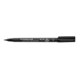 Staedtler Lumocolor - Bolígrafo universal, punta de fieltro, marcador permanente, caja de 8 bolígrafos de colores surtidos, 0,4 mm, 313 WP8