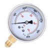 400bar 1/4BSP Y60 Radial Pressure Gauge, Stainless Steel + Brass,