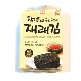 Sunuri Seasoned Seaweed(Original Flavor)0.14 Oz-10 Pack