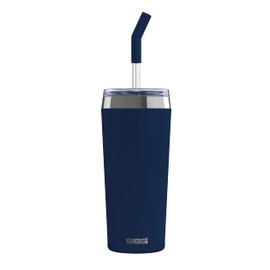 SIGG - Insulated Travel Mug Helia - Stainless Steel Tumbler with Lid, Straw and Cleaning Brush - BPA Free - 15 Oz, 20 Oz
