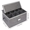 Stemware Storage Cases, Wine Glass Storage Box Containers for Glassware